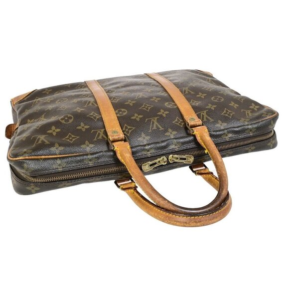 LOUIS VUITTON Porte Documents Voyage Briefcase Hand Bag Monogram - Picture 3 of 14